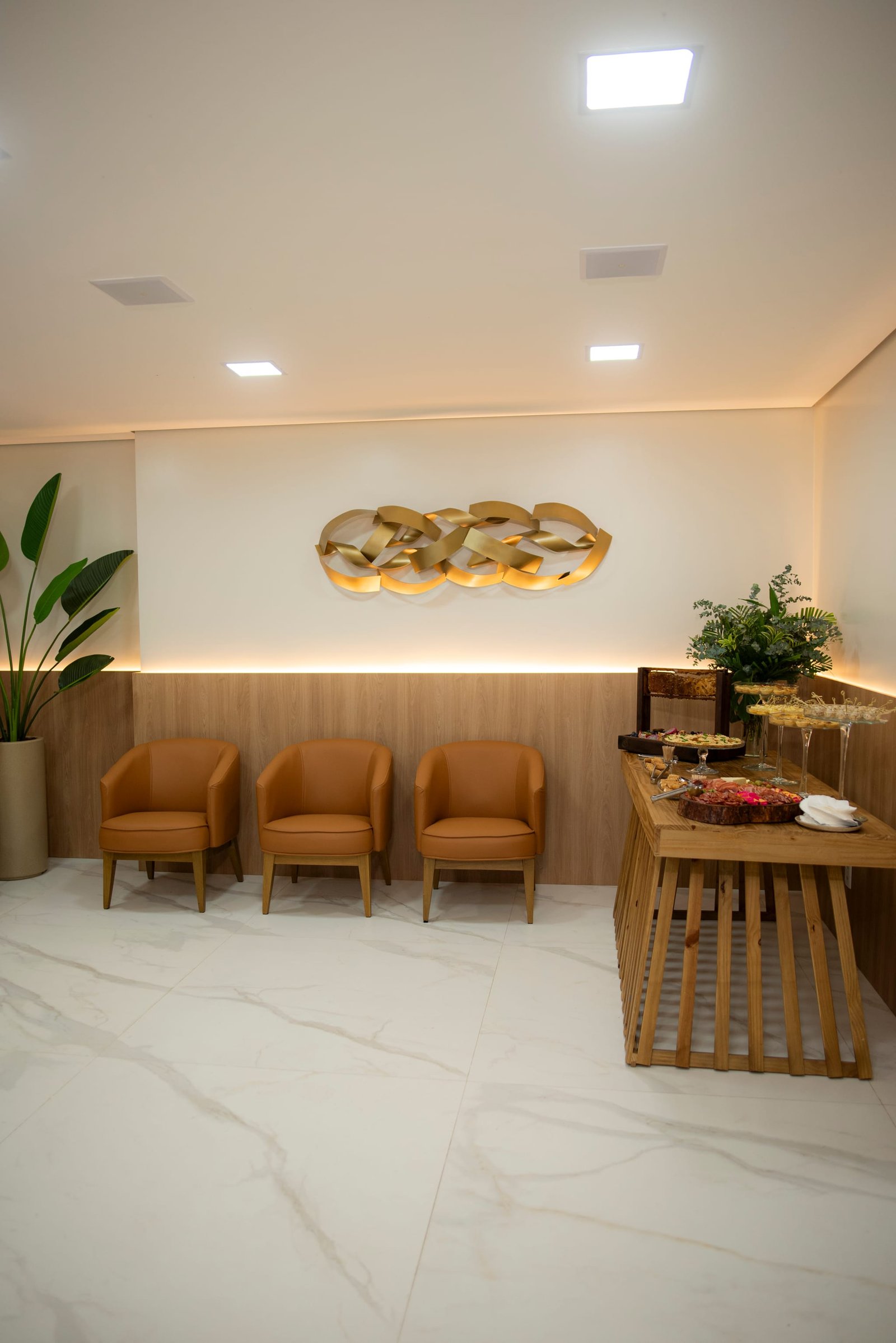 Recepção da clínica